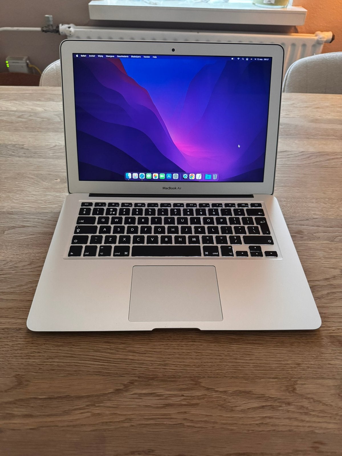 MacBook Air 13 inch 2015 i5 8GB 128GB SSD incl. oplader, Computers en Software, Apple Macbooks, Ophalen, 13 inch, Minder dan 2 Ghz