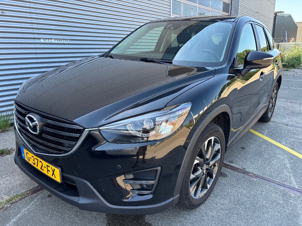 Mazda CX-5 2.2 Skyactiv 129KW 4WD 2015 Zwart, Auto's, Mazda, Stof, 2000 kg, 2191 cc, Zwart