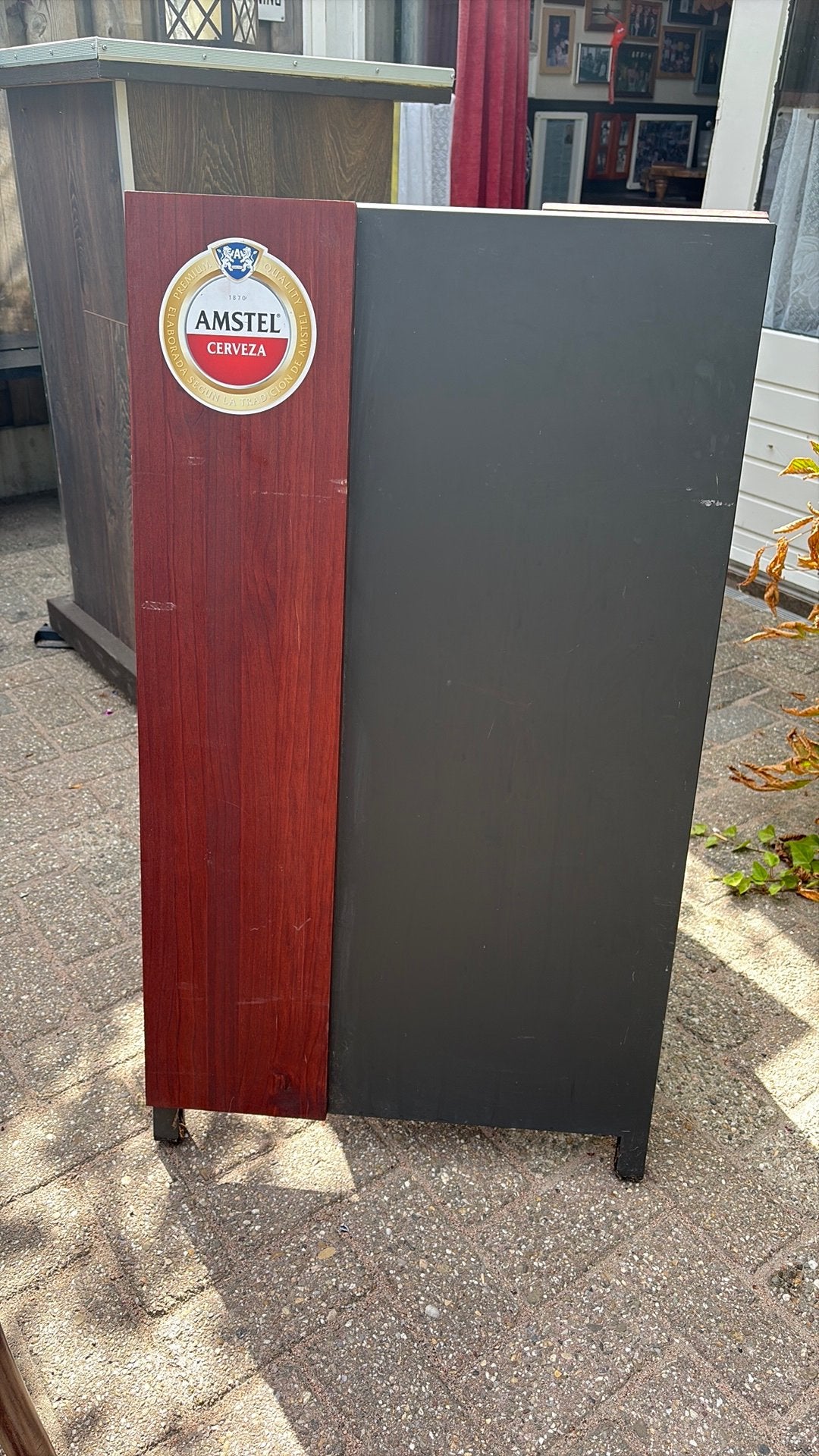 Amstel bord, Ophalen, Gebruikt, Reclamebord, Plaat of Schild, Amstel
