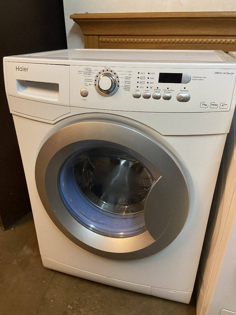 wasmachine Haier, Ophalen, 1200 tot 1600 toeren, Zo goed als nieuw, Voorlader