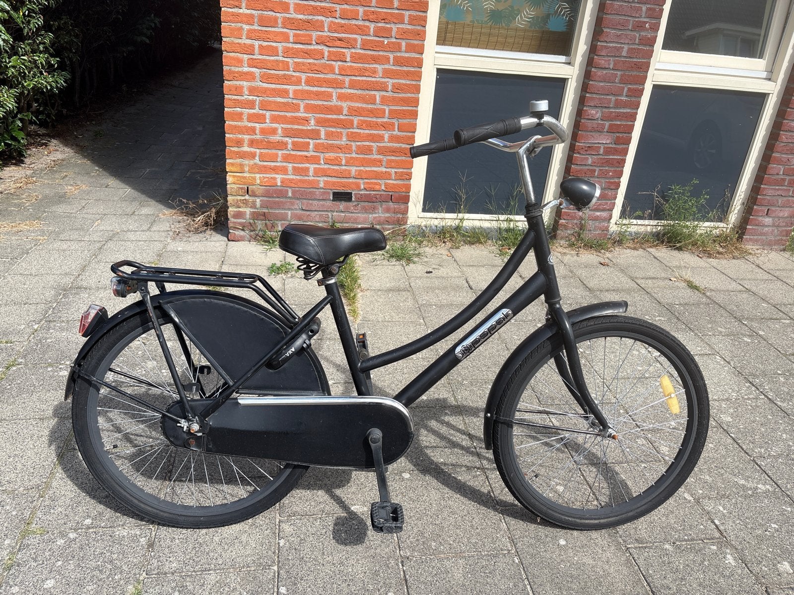 Popal Daily Dutch Basic 24inch fiets - Zwart, Fietsen en Brommers, Ophalen, Gebruikt, 20 inch of meer