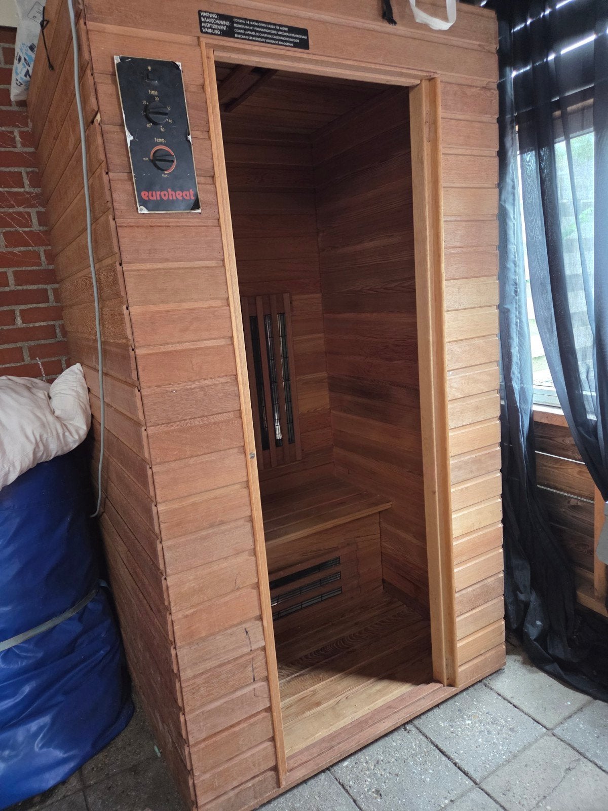 Sauna zonder deur., Ophalen of Verzenden, Gebruikt, Complete sauna