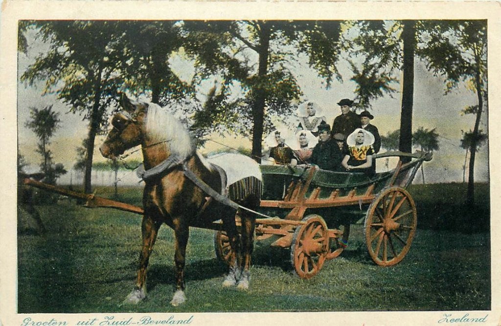 701-158-037 Zuid Beveland, Verzenden, Voor 1920, Zeeland