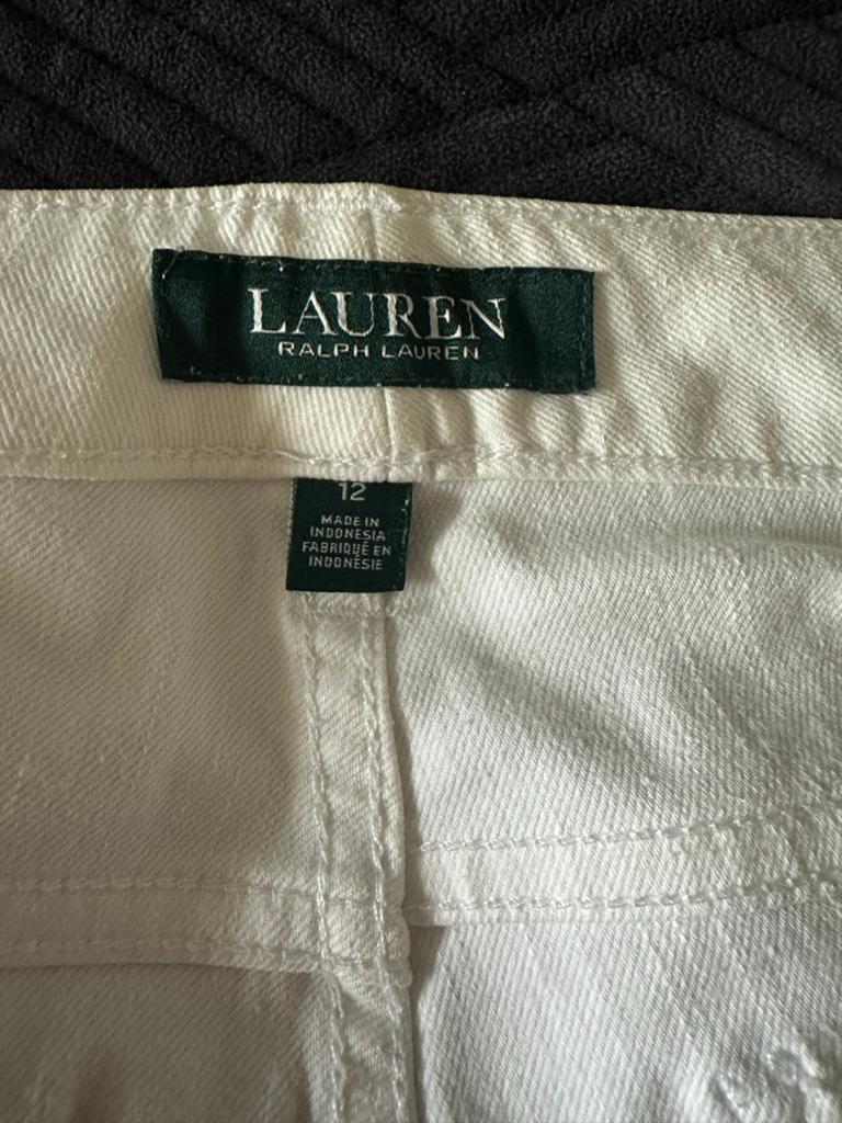 Witte Ralph Lauren Premier Skinny Jeans Maat 12, Ophalen of Verzenden, Zo goed als nieuw