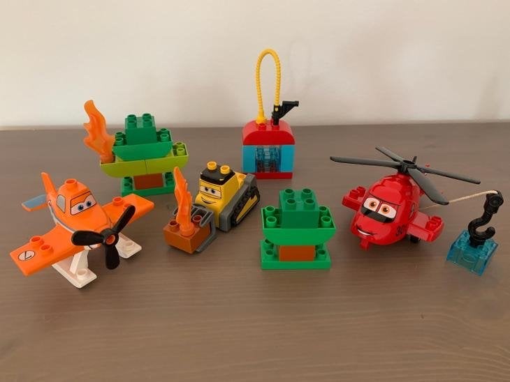 Duplo 10583 - Planes Brandweer Set - Dusty en Vrienden, Overige thema's, Ophalen of Verzenden, Zo goed als nieuw, Compleet