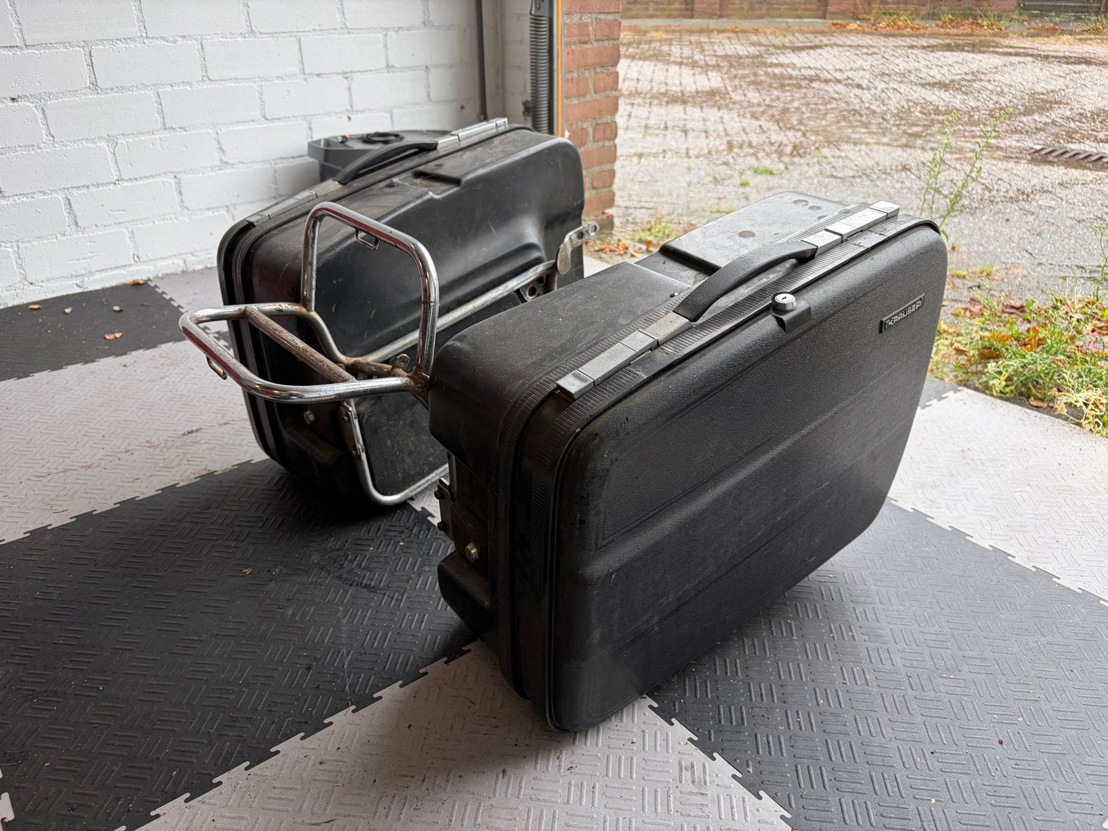 Krauser kofferset met beugels voor BMW R100, Motoren, Ophalen of Verzenden, Gebruikt