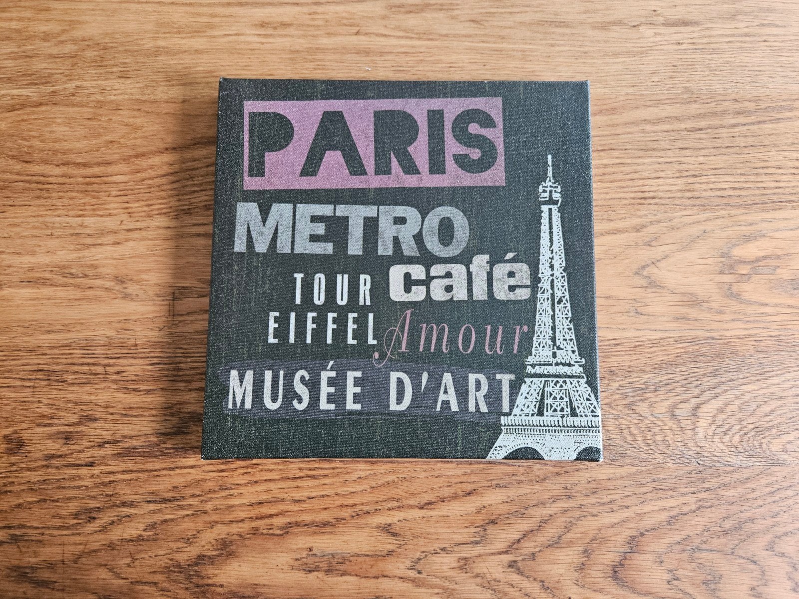 Ikea PJATTERYD canvas Paris (ruilen), Ophalen, Minder dan 50 cm, Schilderij