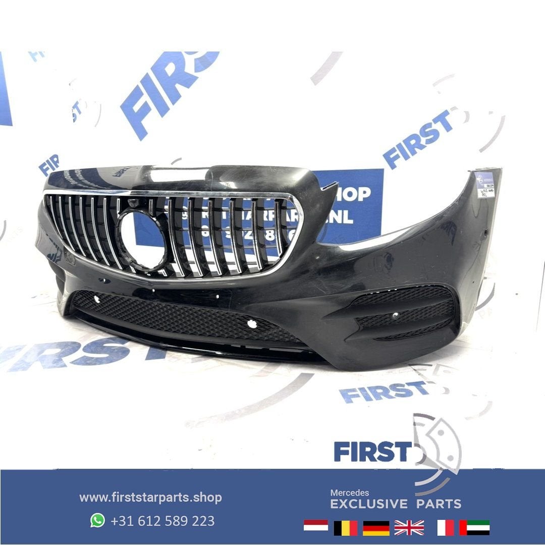 W213 BUMPER AMG LINE E43 VOORBUMPER COMPLEET + GT GRIL S213, Gebruikt, -, Voor, Ophalen of Verzenden