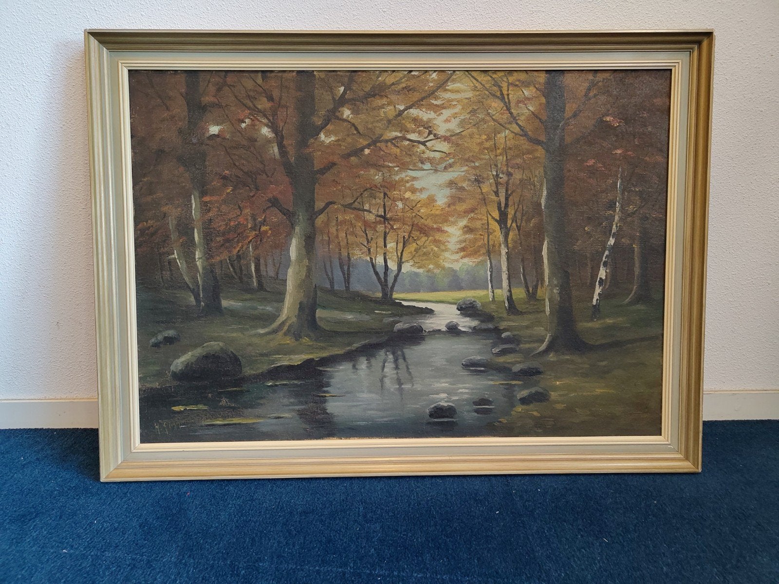 Herfstschilderij, Ophalen