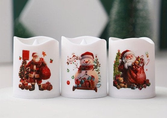 6 stuks kerst LED elektronische kaars sets, incl batterij, Verzenden, Nieuw, Multicolor, Theodore2018@kpnmail.nl
