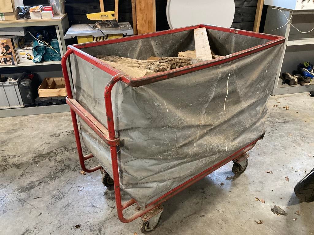 Postkar, 100 liter of meer, Ophalen, Gebruikt, Transportkar