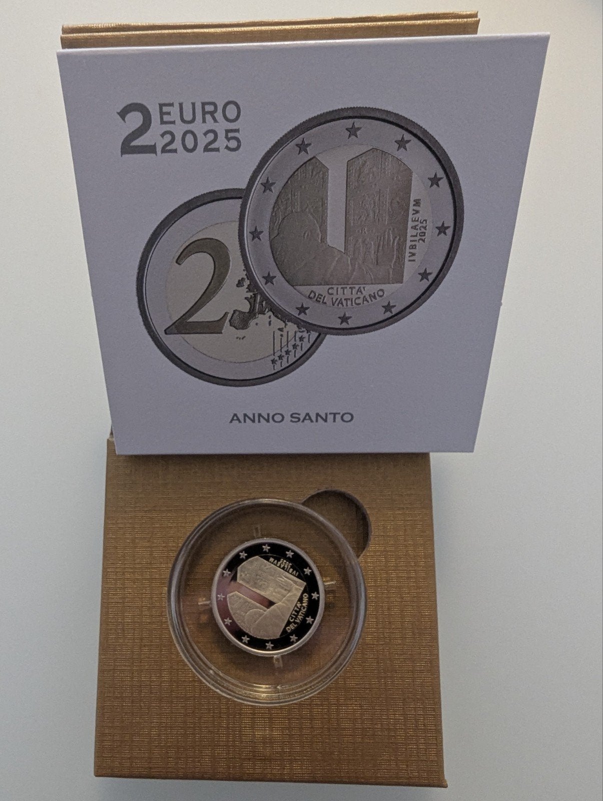 2 Euro Vaticaanstad 2025 Anno Santo, Ophalen of Verzenden, Vaticaanstad, 2 euro, Losse munt