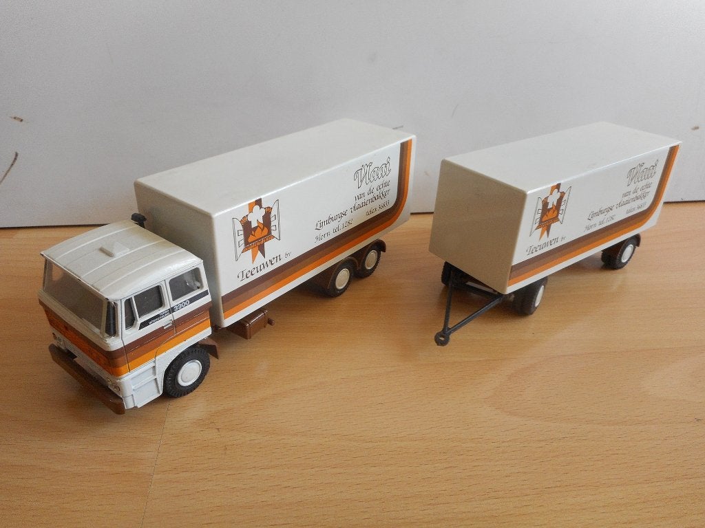 Lion Car Daf 3300 met Trailer "Leeuwen BV, Horn", Ophalen of Verzenden, Nieuw, Bus of Vrachtwagen, Lion Toys
