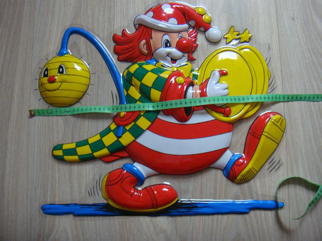 Carnavals muur decoratie ca. 85 x 82 cm. ZGAN, Ophalen, Zo goed als nieuw, Versiering, Carnaval
