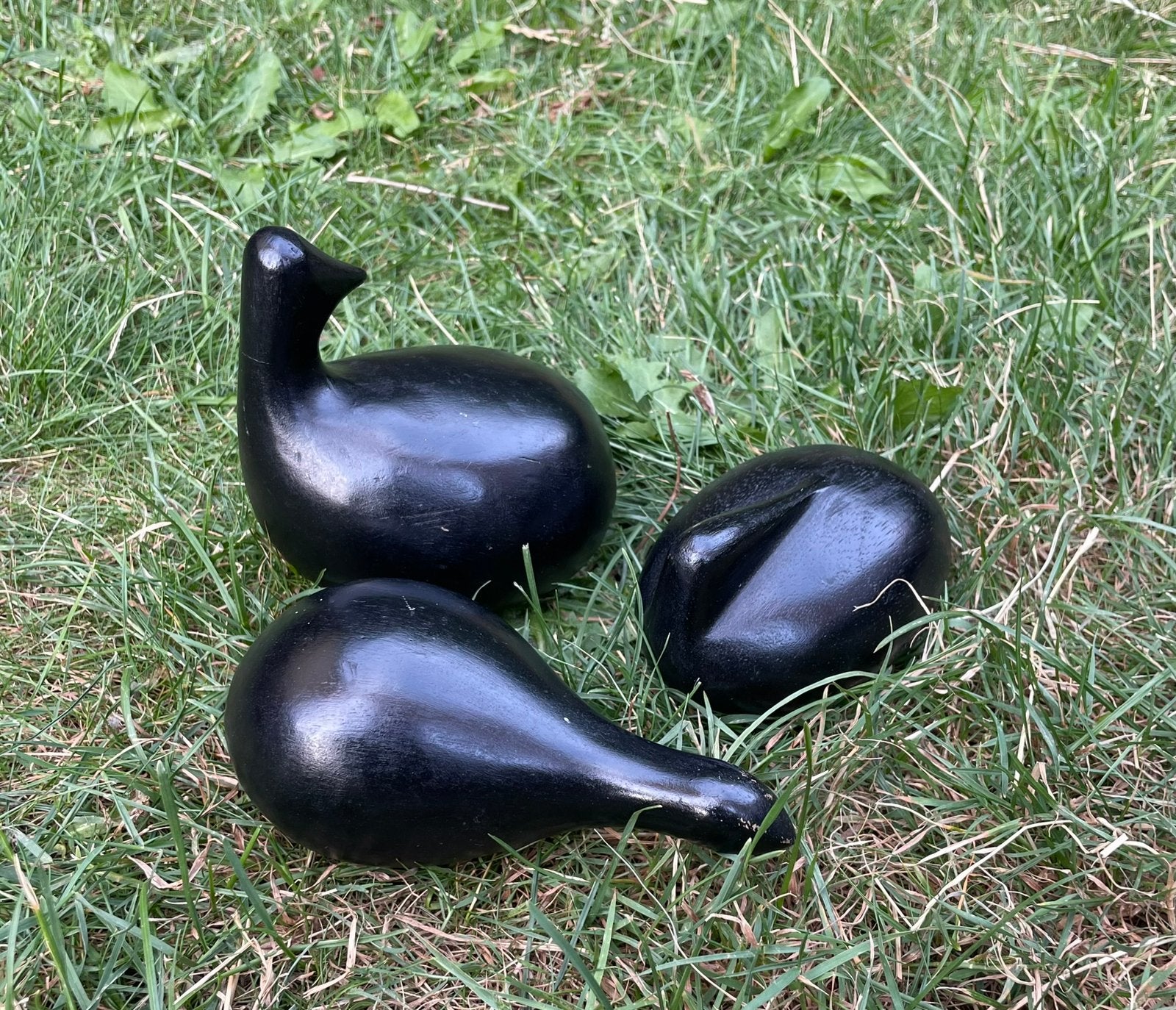 Vintage Louise Hederström vogels, Minder dan 20 cm, Ophalen of Verzenden, Zwart, Beeld