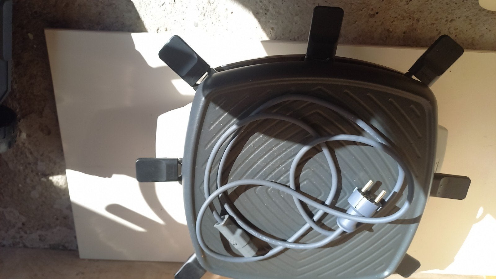 Tefal Raclette-Grill met 8 pannetjes, Overige typen, Ophalen, Gebruikt, Grijs