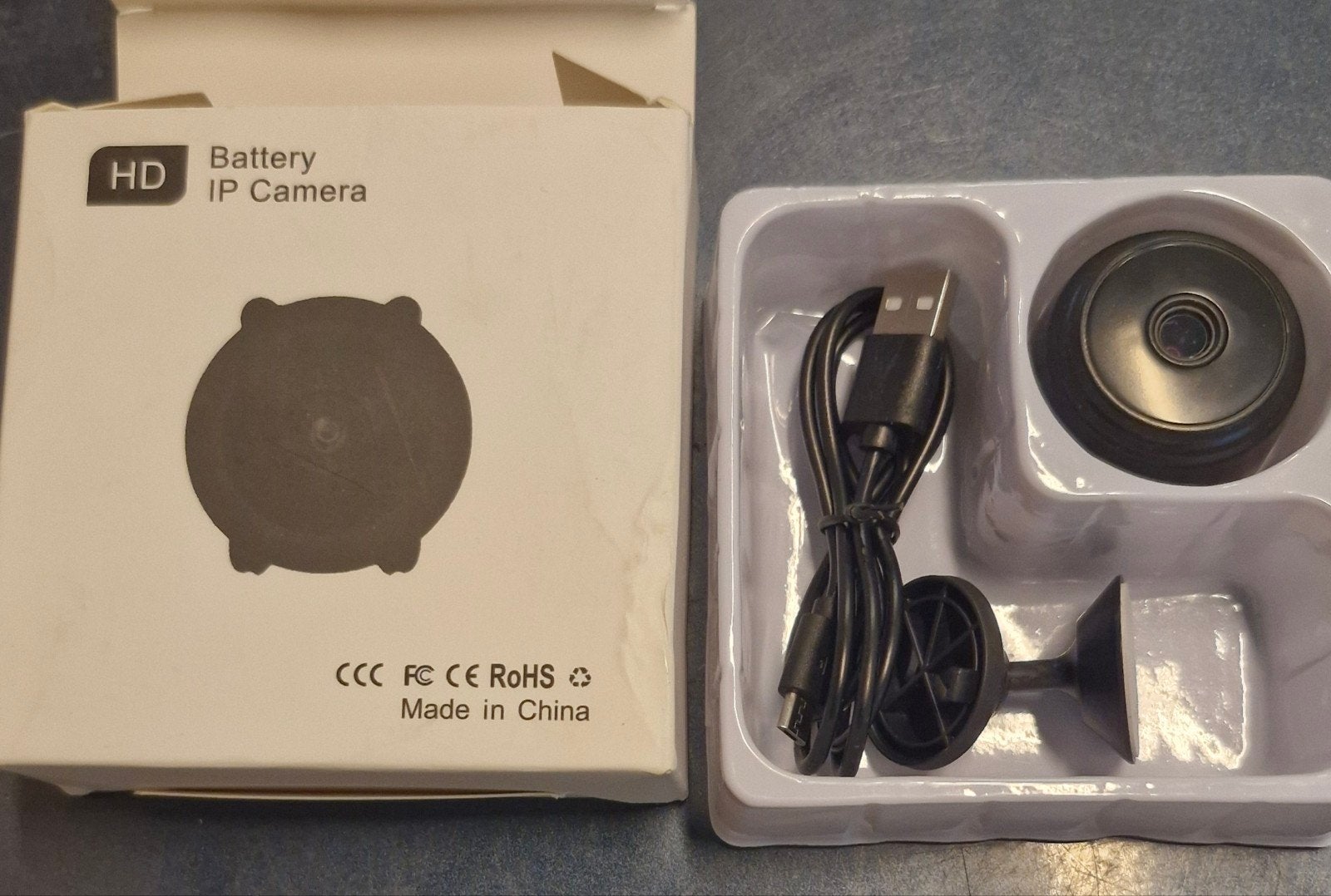 HD Batterij IP Camera - Mini Beveiligingscamera, Ophalen of Verzenden, Nieuw, Binnencamera