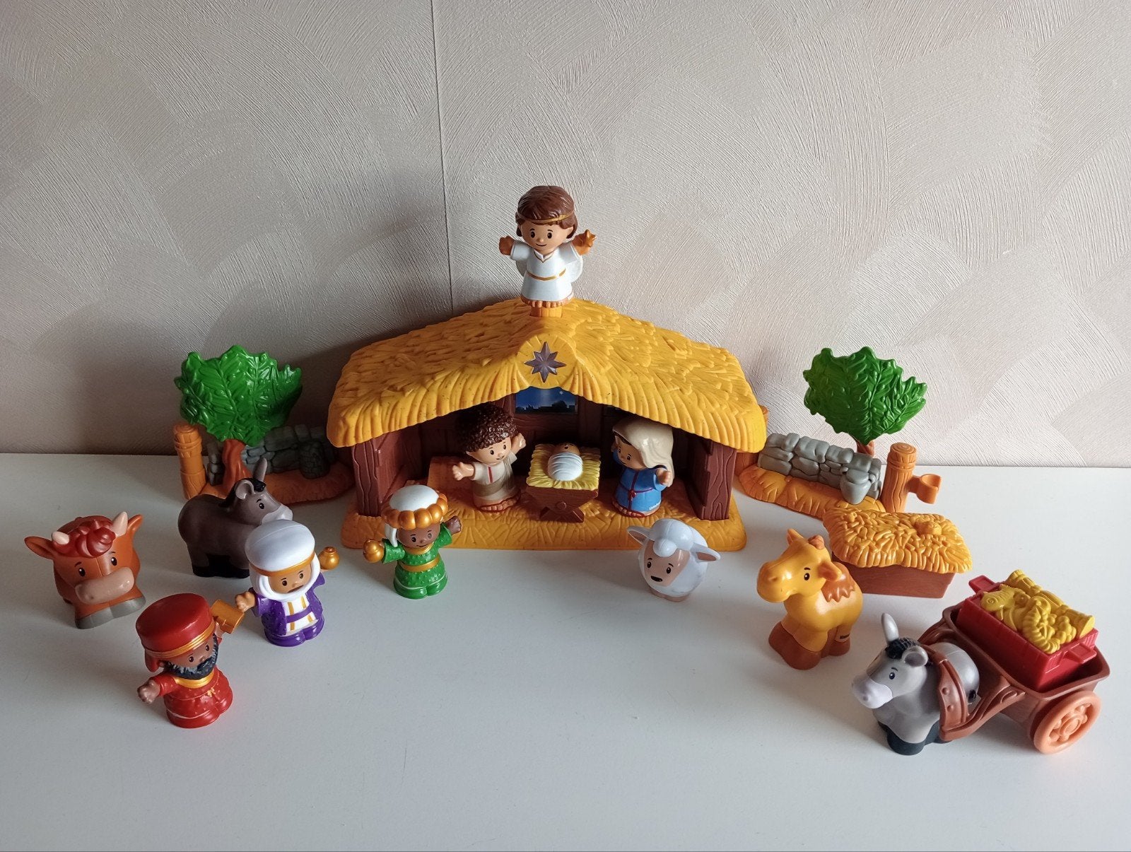 little people kerststal compleet!, Ophalen of Verzenden, Zo goed als nieuw, Speelset, Met licht
