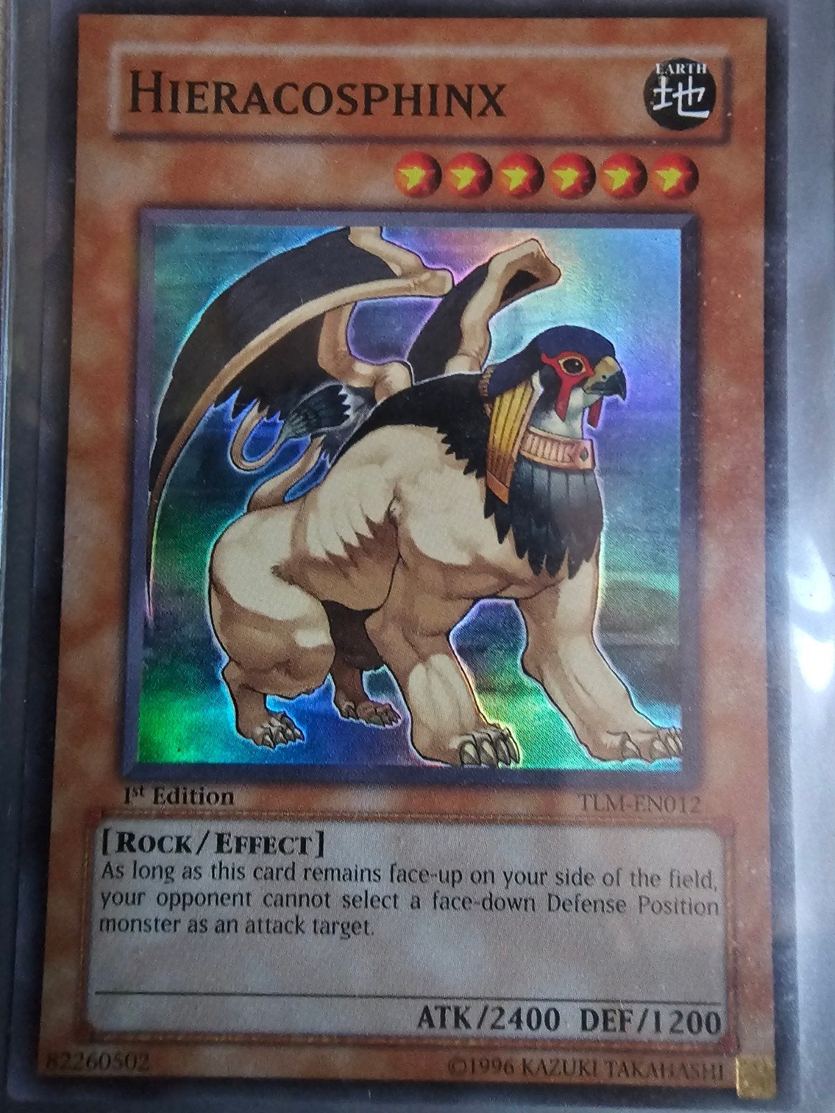 Hieracosphinx Yu-Gi-Oh! 1st Edition TLM-EN012 Foil, Verzenden, Zo goed als nieuw, Losse kaart, Foil