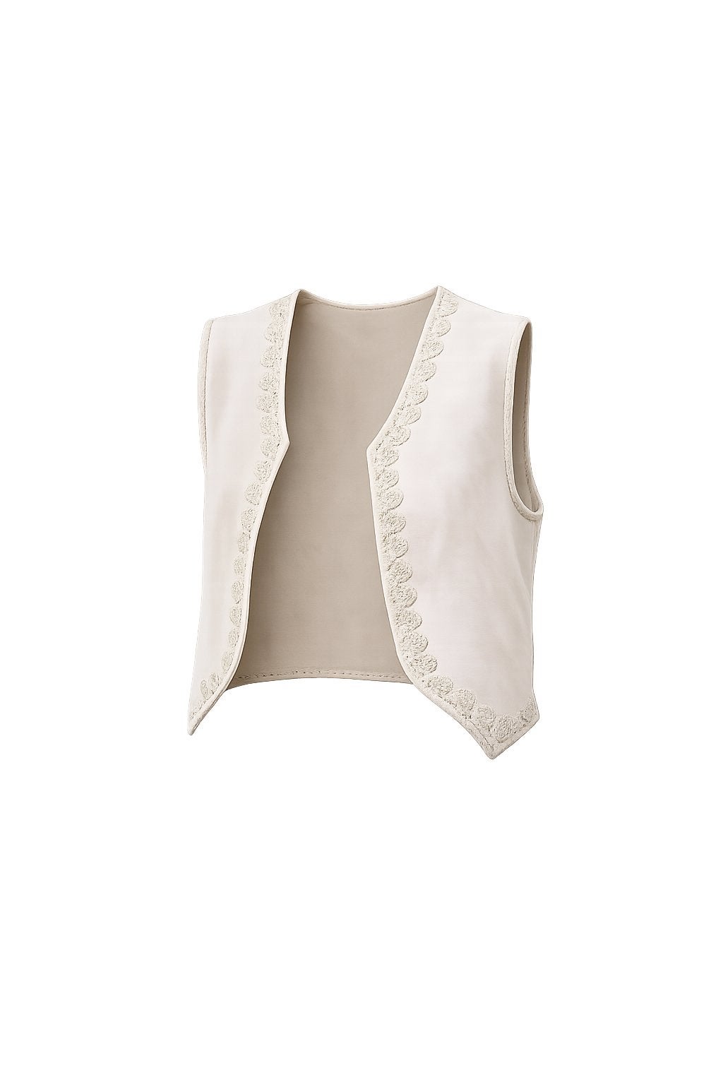 Dames gilet, Verzenden, Zo goed als nieuw, Maat 42/44 (L), Beige
