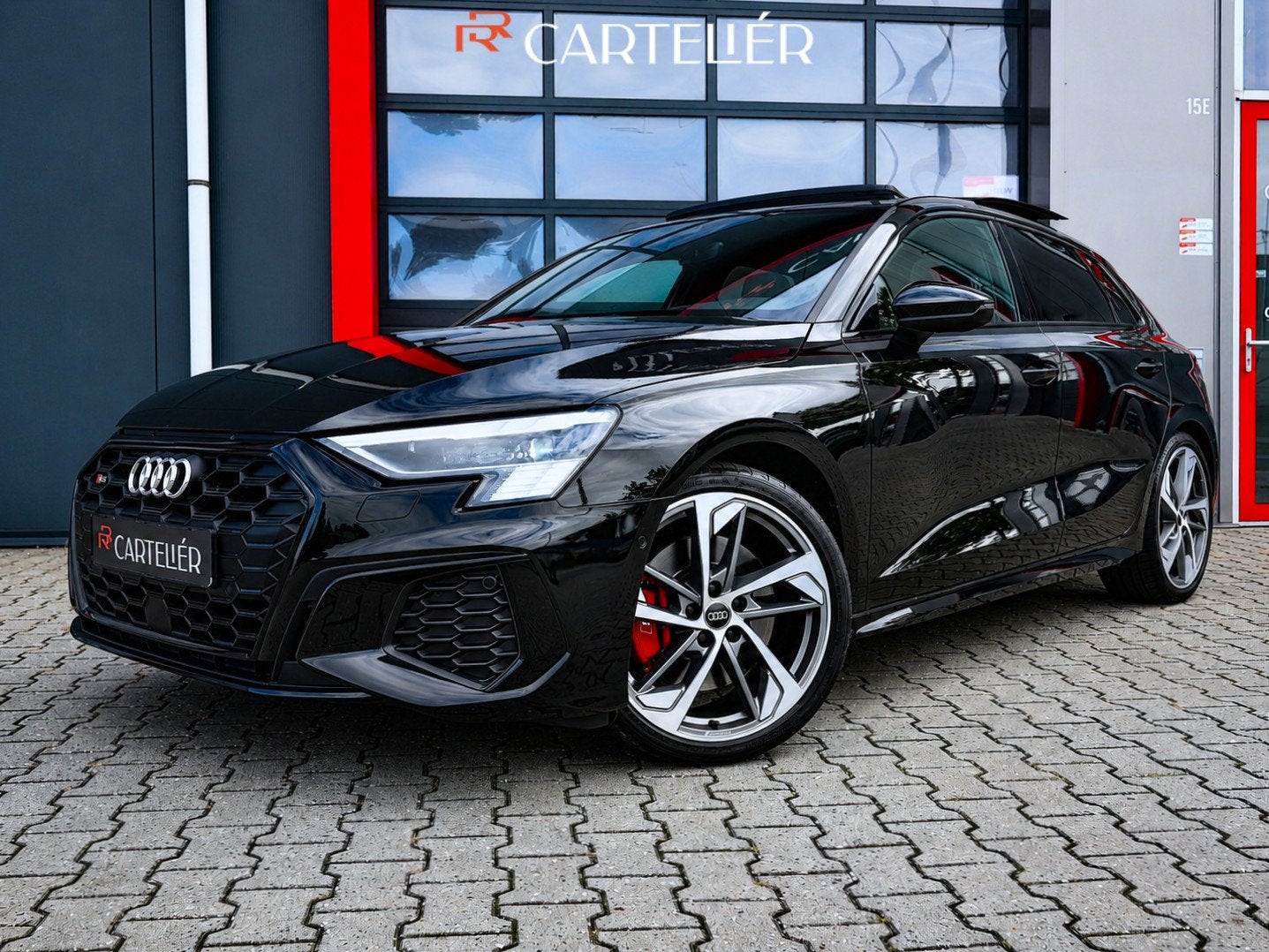 Audi S3 2.0 TFSI S3 Quattro 310PK | Pano | B&O | Head-Up | A, Gebruikt, Zwart, 4 cilinders, Zwart