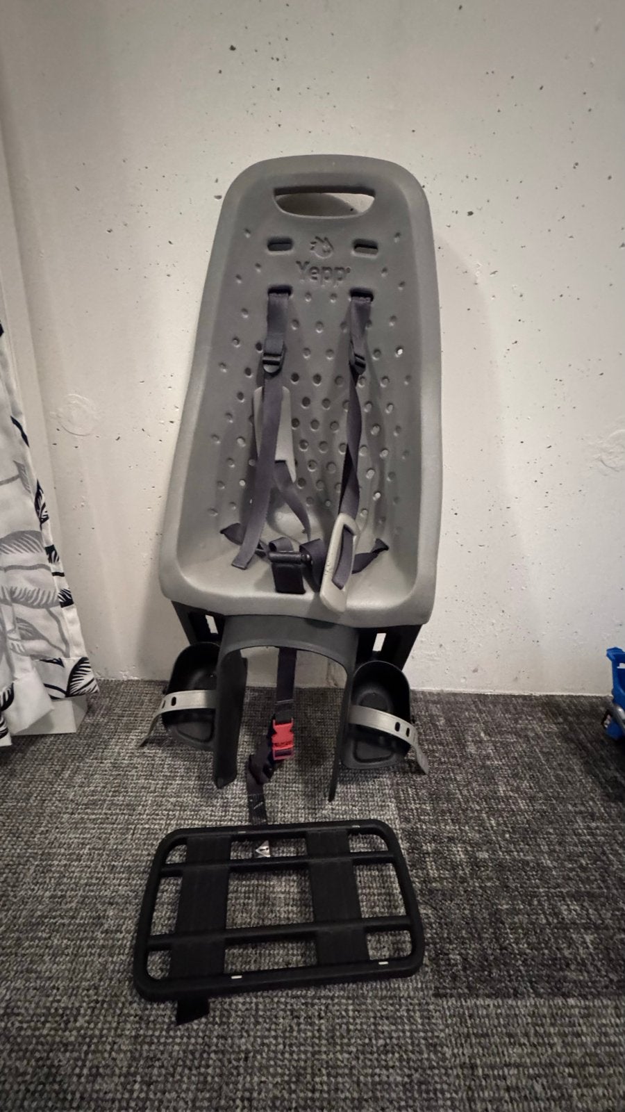 Yepp achterzitje voor fiets met bagagedrager, Ophalen, Achterzitje, 9 t/m 18 kg, Gebruikt