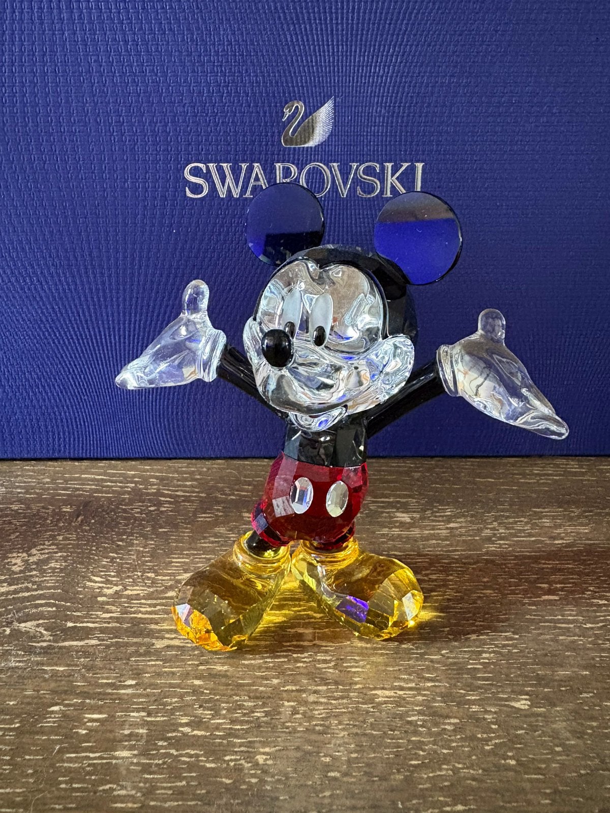 Swarovski disney mickey mouse, Ophalen of Verzenden, Zo goed als nieuw, Figuurtje