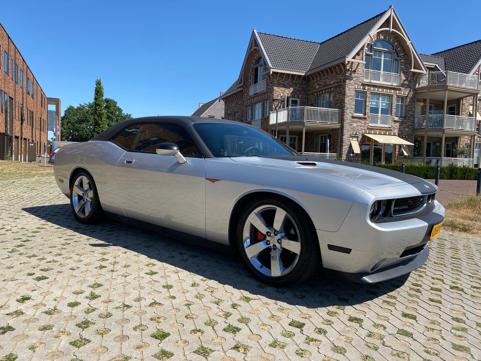 Dodge Challenger 3.5 V6 Automaat BJ 2010 Dikke Amerikaan, Auto's, Dodge, Automaat, Zwart, 253 pk, Particulier