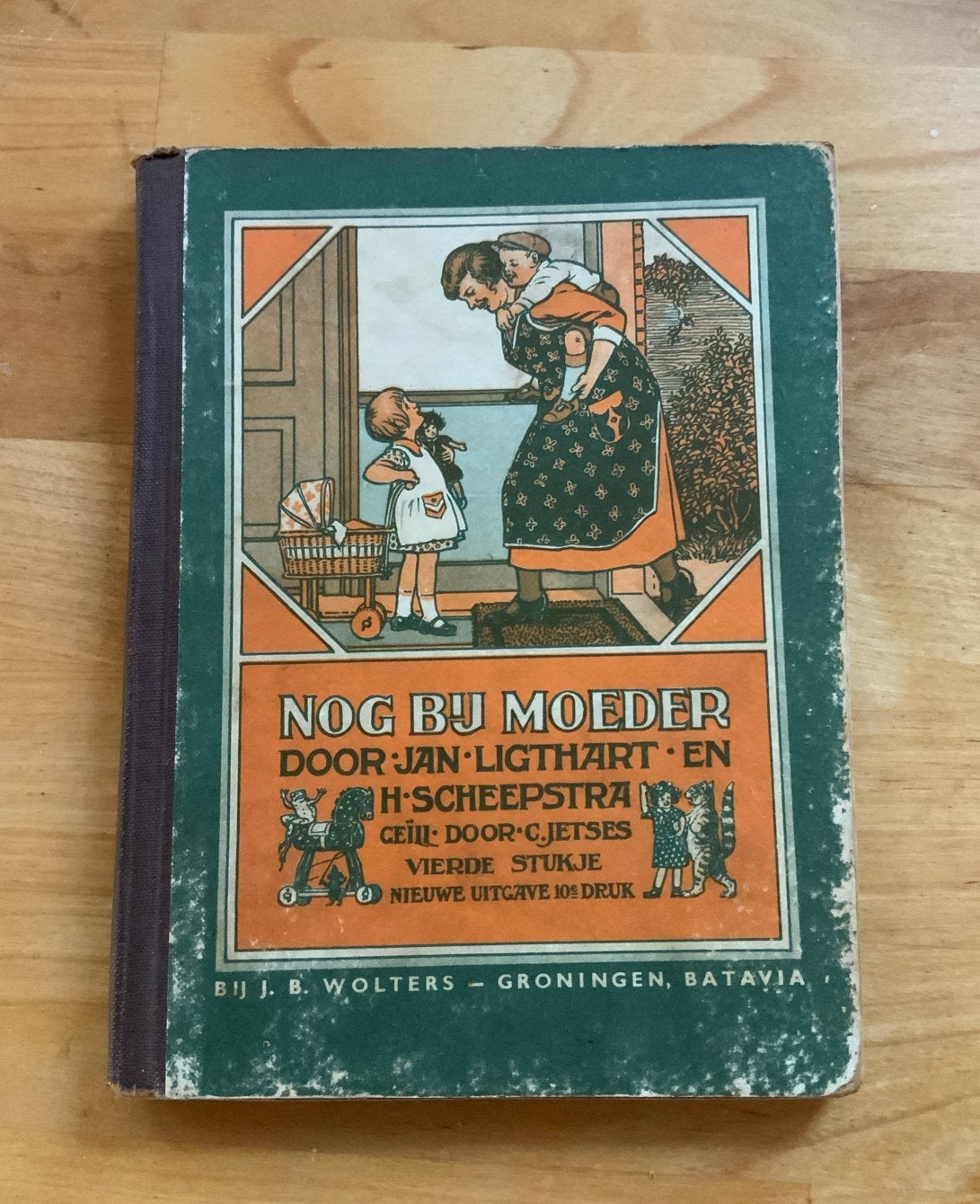 Nog bij Moeder - Jan Ligthart & H. Scheepstra (1923), Ophalen of Verzenden, Gelezen, Fictie algemeen