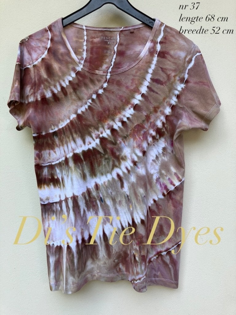 Tie dye T-shirt, Ophalen, Overige kleuren, Maat 42/44 (L), Nieuw