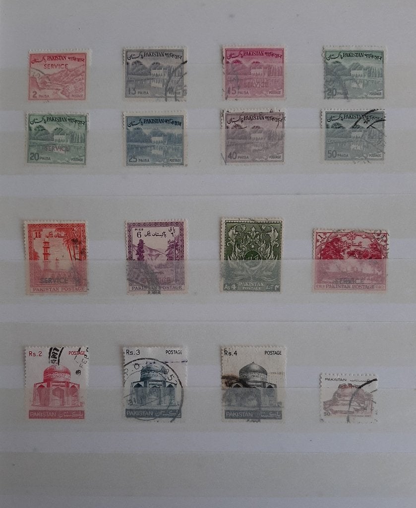 1 Kaart Oude Klassieke Postzegels Pakistan Nr. 2 Gestempeld, Postzegels en Munten, Postzegels | Azië, Ophalen, Gestempeld, Zuid-Azië
