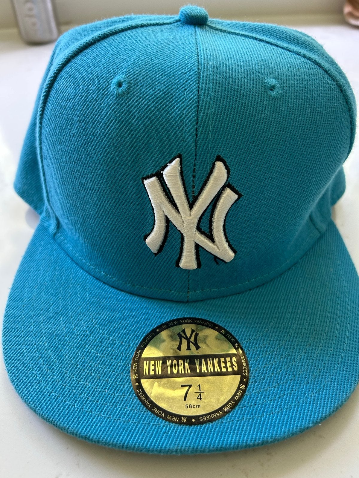 New York Yankees Pet - Turquoise - Maat 58cm, Kleding | Heren, Hoeden en Petten, Ophalen, Nieuw, Pet