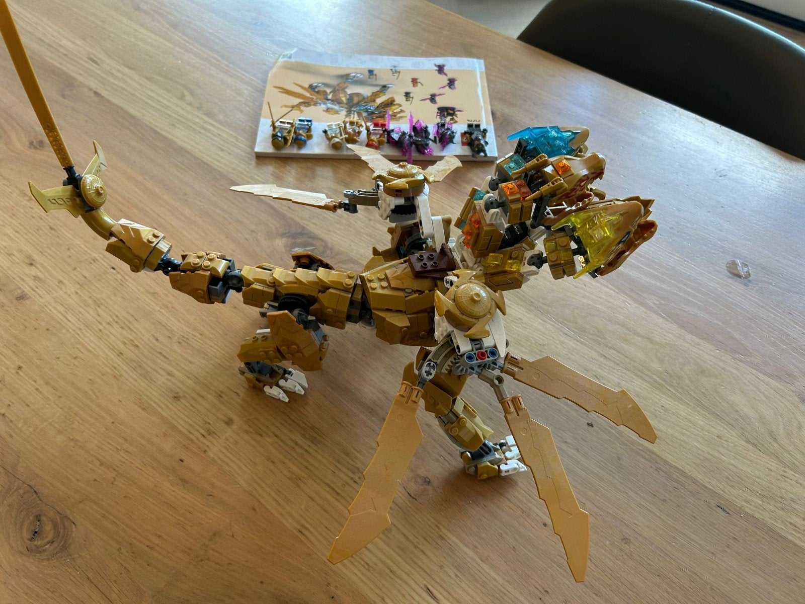 LEGO Ninjago Gouden Draak 71774 met minifiguren, Ophalen, Lego, Zo goed als nieuw, Inclusief minifiguren