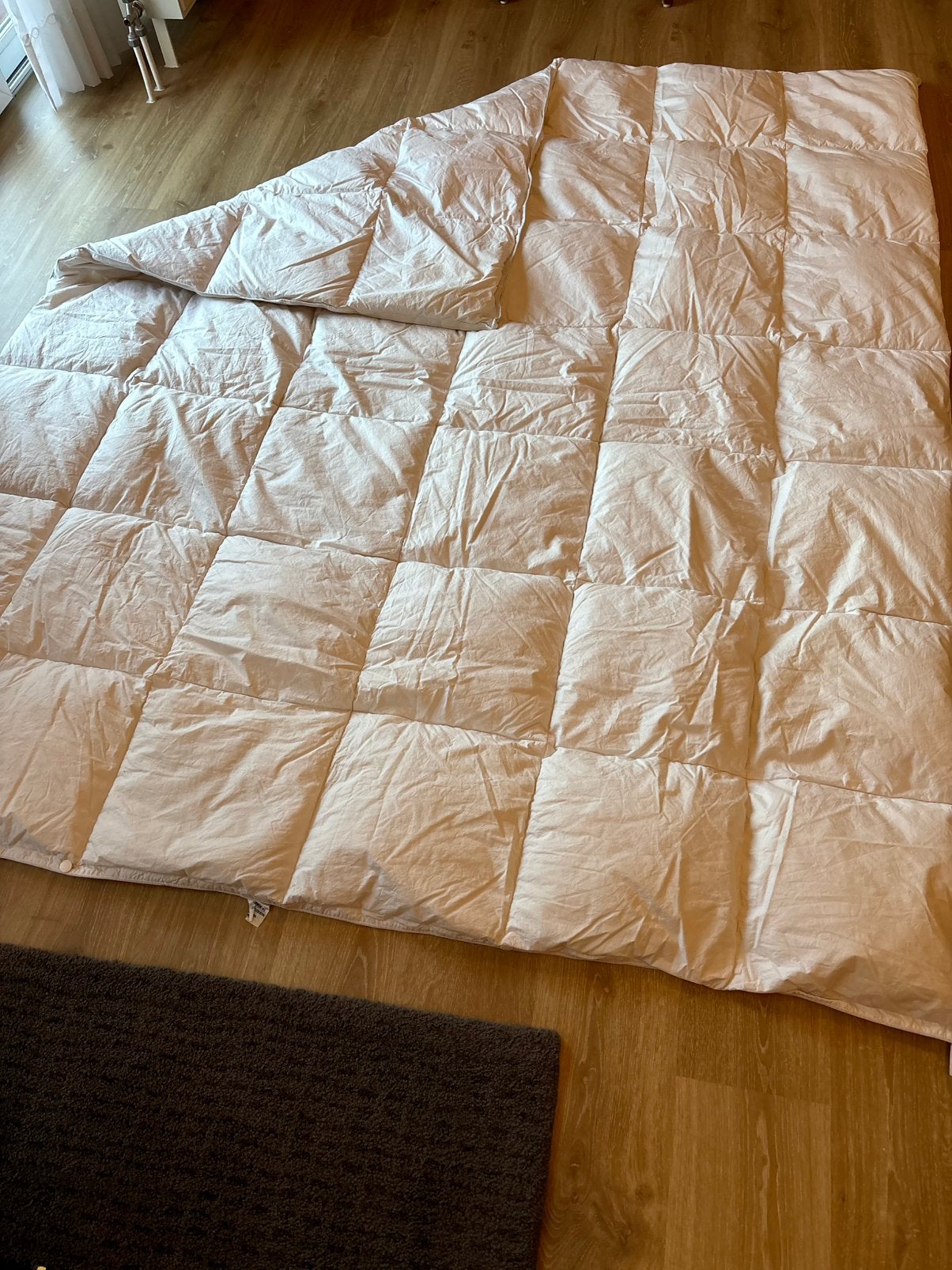 Duvet ong. 240cm x 200cm, Ophalen, Wit, Tweepersoons, Dons en Veren