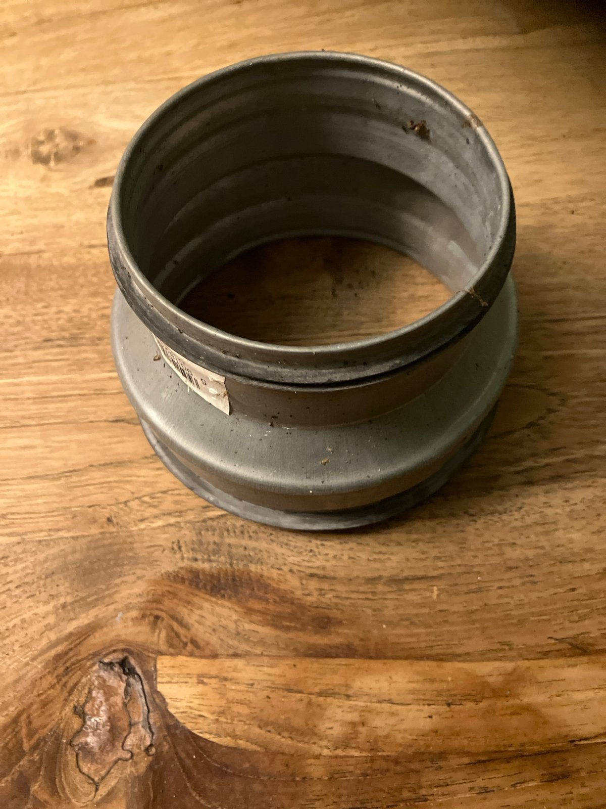 Spirobuis Overgangsstuk 100mm naar 125mm, Ophalen, Nieuw