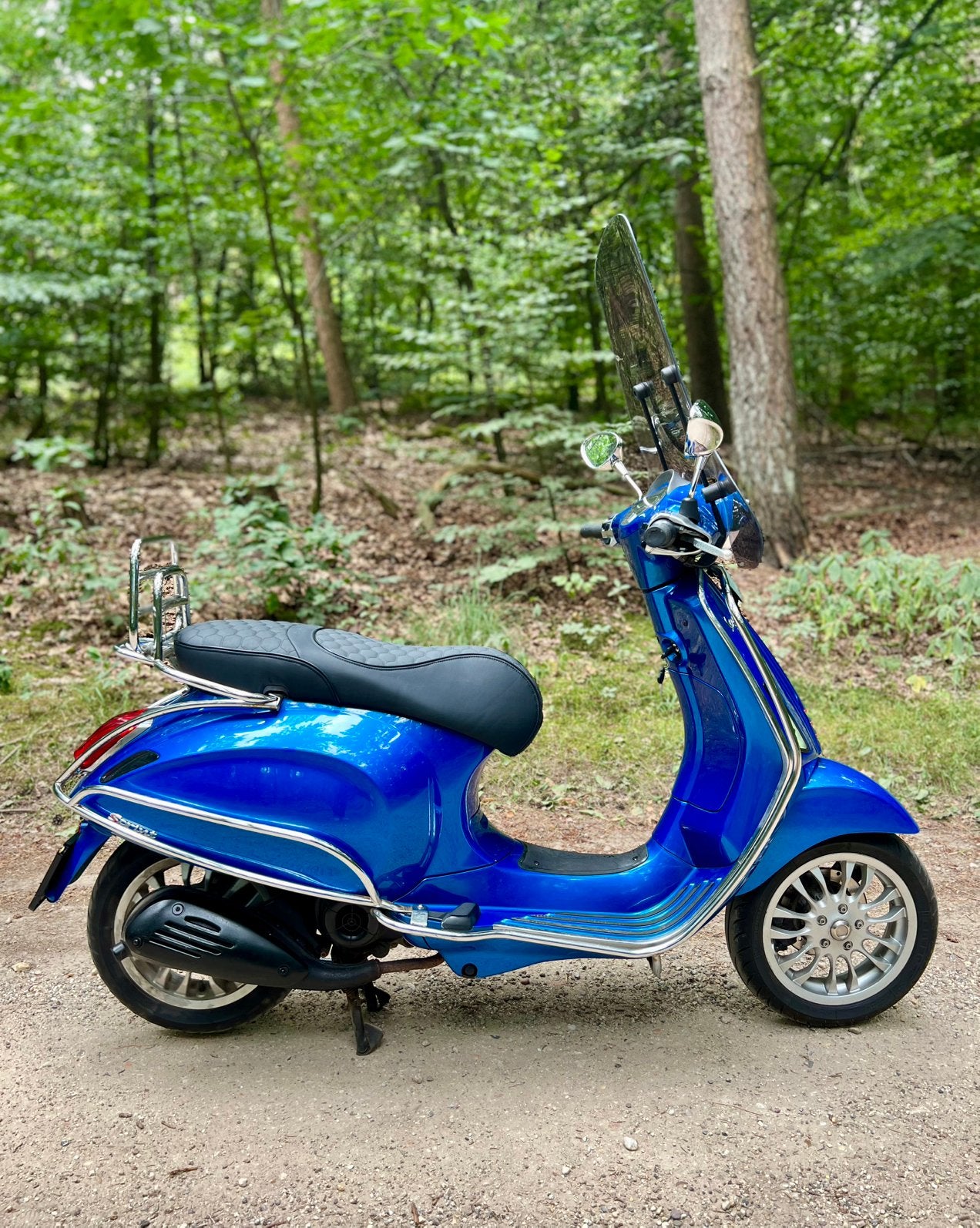 Vespa Sprint 2016 | 50cc | 4T 2V | Blue Gaiola | LED | Brom!, Ophalen, Gebruikt, Overige modellen, Maximaal 45 km/u