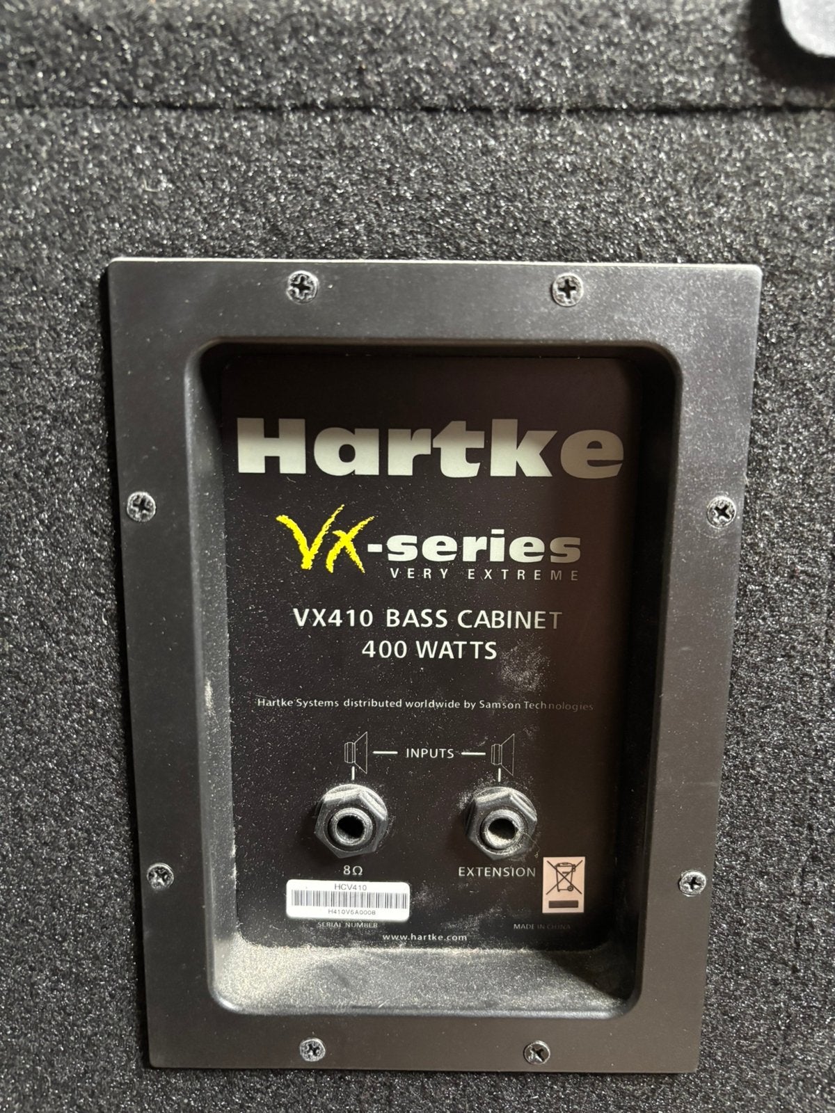 Hartke vx 410, Ophalen, Zo goed als nieuw, 100 watt of meer