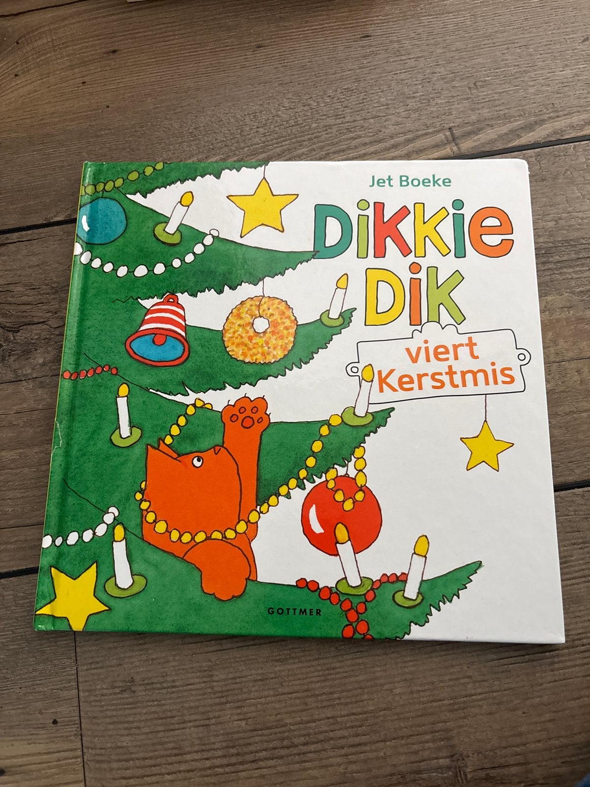 Dikkie Dik viert Kerstmis - Jet Boeke, Ophalen of Verzenden, Zo goed als nieuw, Fictie algemeen