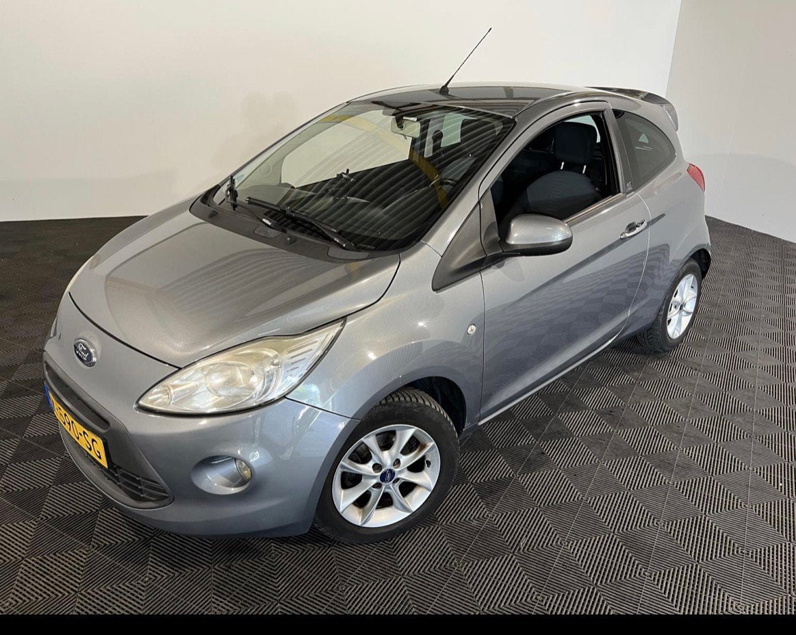 Ford Ka  1.2 69pk 2011 Grijs, Auto's, Voorwielaandrijving, 1242 cc, 4 cilinders, 4 stoelen
