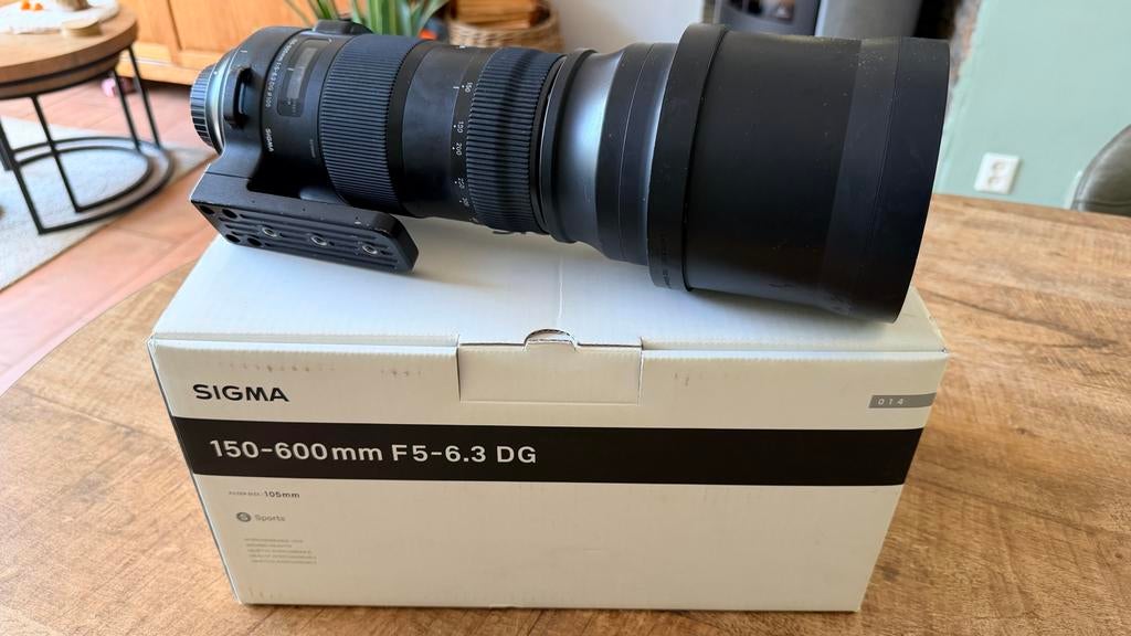 Sigma 150-600 F5-6.3 DG OS HSM (sports), Audio, Tv en Foto, Fotografie | Lenzen en Objectieven, Ophalen of Verzenden, Gebruikt