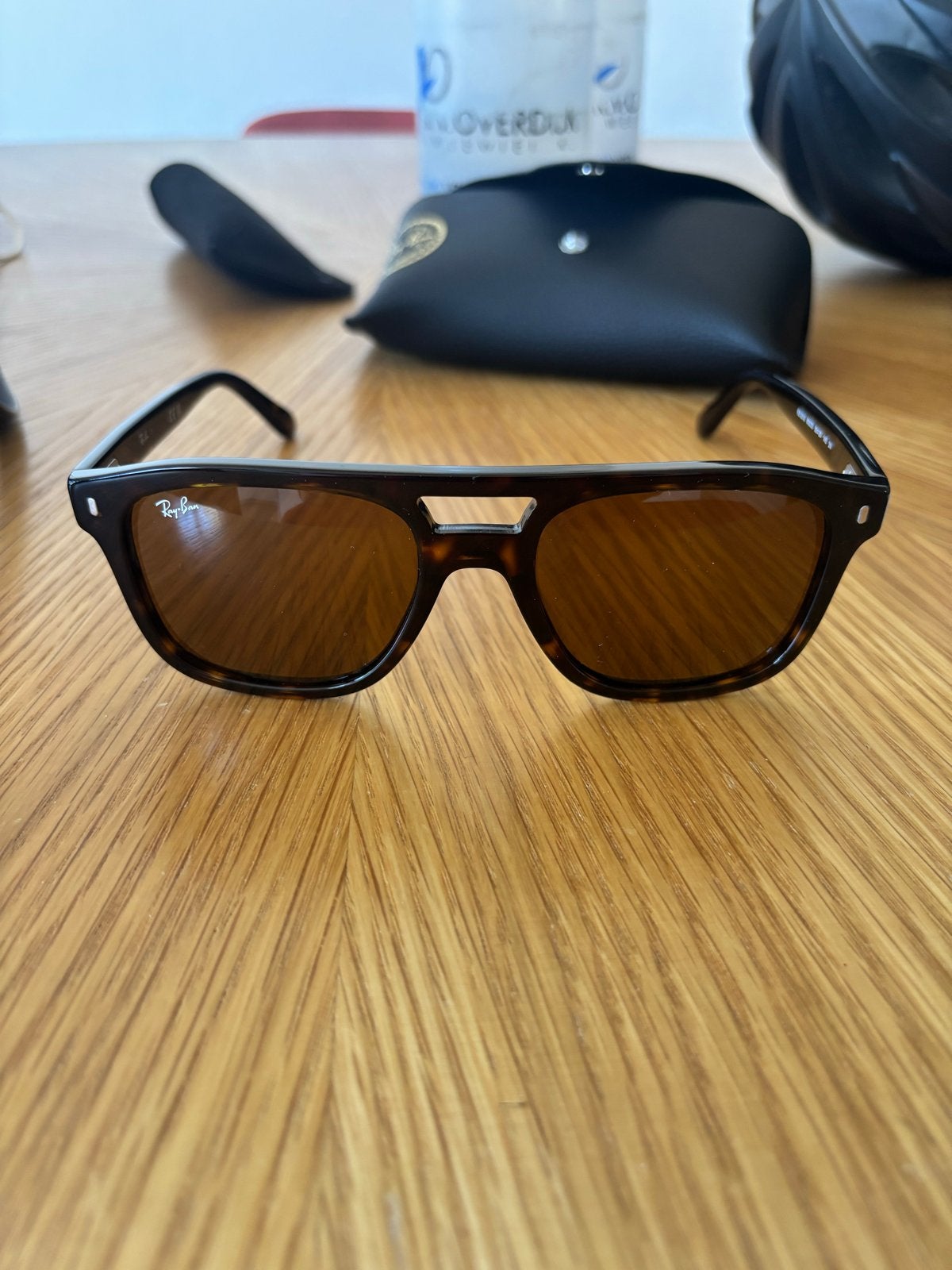 Nieuwe Ray-Ban zonnebril - ongedragen, Ophalen, Zonnebril, Bruin, Nieuw