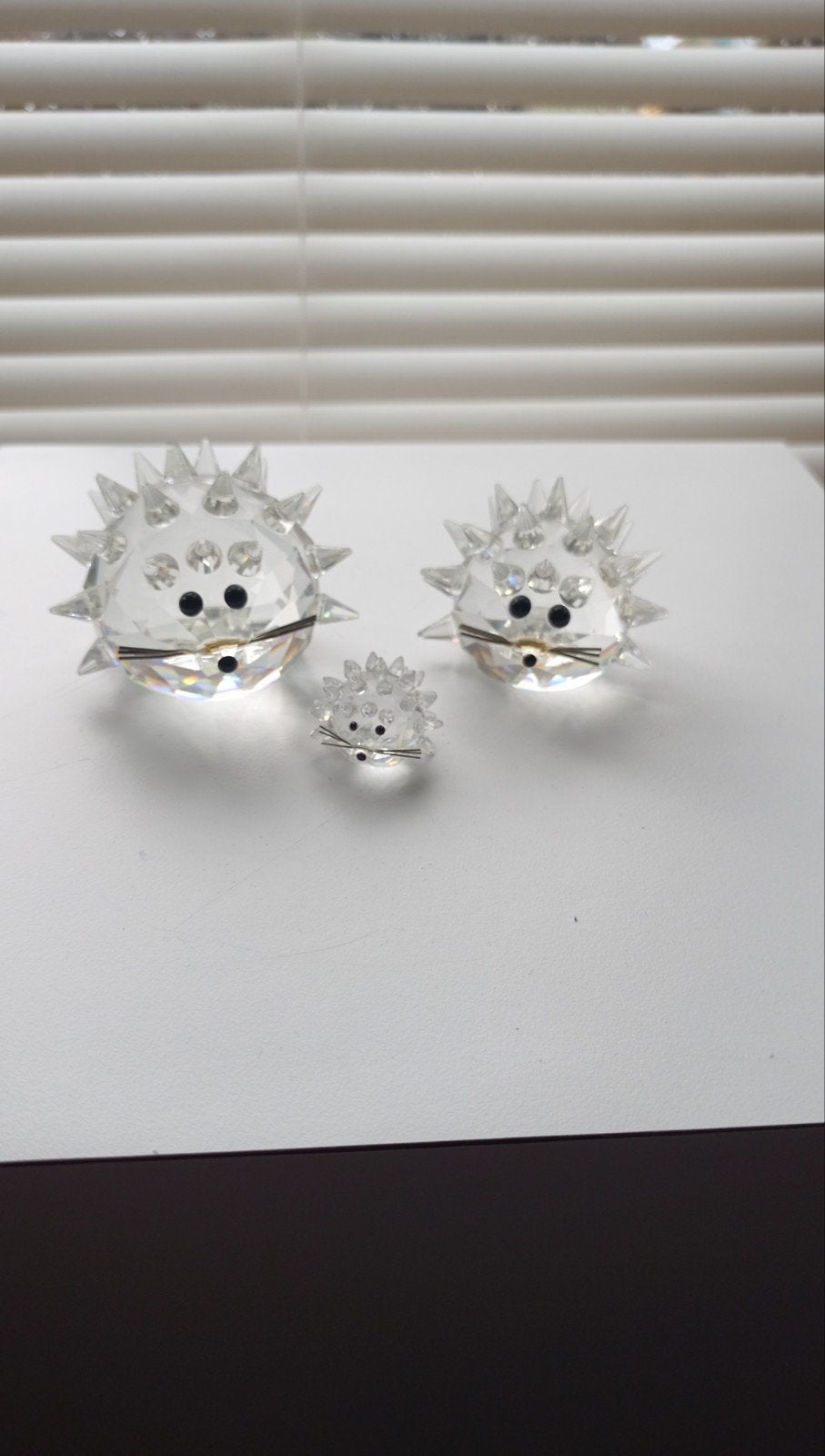 Swarovski egel met snorharen, Ophalen of Verzenden, Zo goed als nieuw, Figuurtje