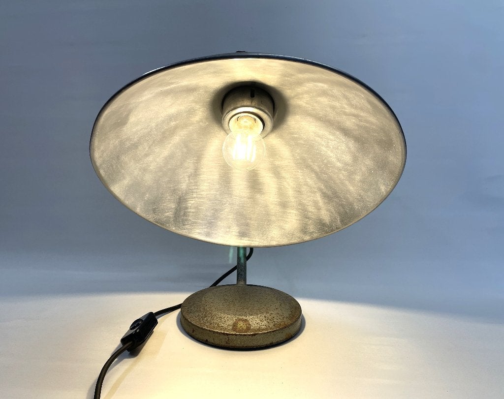 warmtelamp tafellamp Thermolite INFRA jaren '50-'60 vintage, Gebruikt, Overige merken, Groen, 45 cm