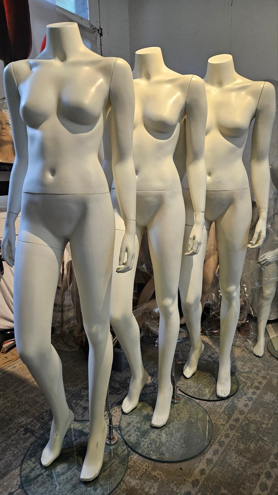 Witte dames etalagepoppen paspoppen, Hobby en Vrije tijd, Ophalen