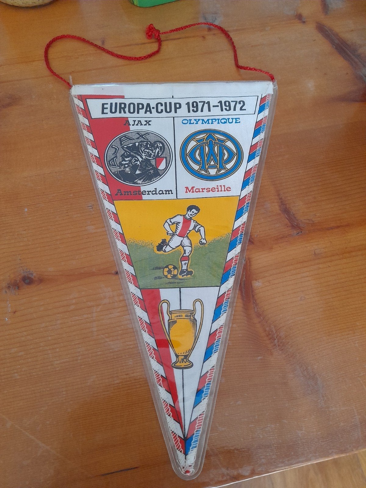 Vaantje Ajax Europa Cup 1971-1972, Verzamelen, Ophalen of Verzenden, Zo goed als nieuw, Ajax, Vaantje of Sjaal
