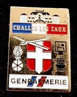 Gendarmerie- Challes les Eaux pin, Verzamelen, Verzenden, Nieuw, Stad of Land, Speldje of Pin