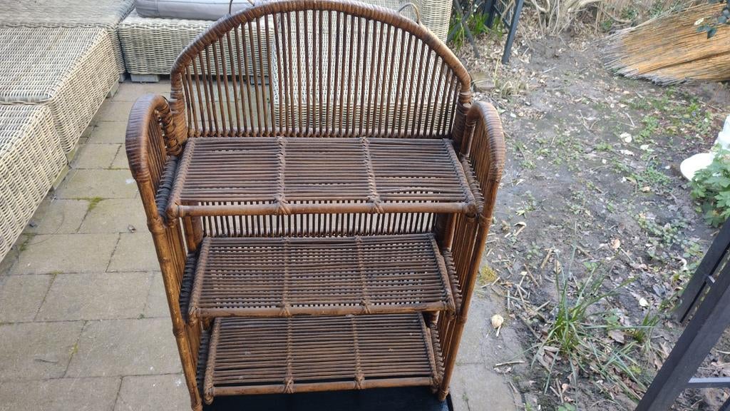 Inklapbare rotan kast, Ophalen of Verzenden