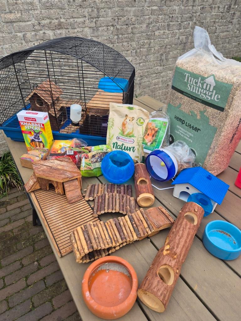 Hamsterkooi met toebehoren, Kooi, Minder dan 75 cm, Hamster, Ophalen