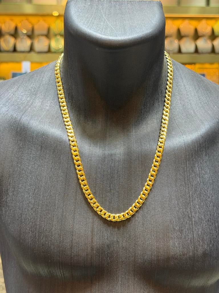 14KT Goud - 81 Gram - Ketting - CUBAN, Sieraden, Tassen en Uiterlijk, Ophalen, Nieuw, Goud