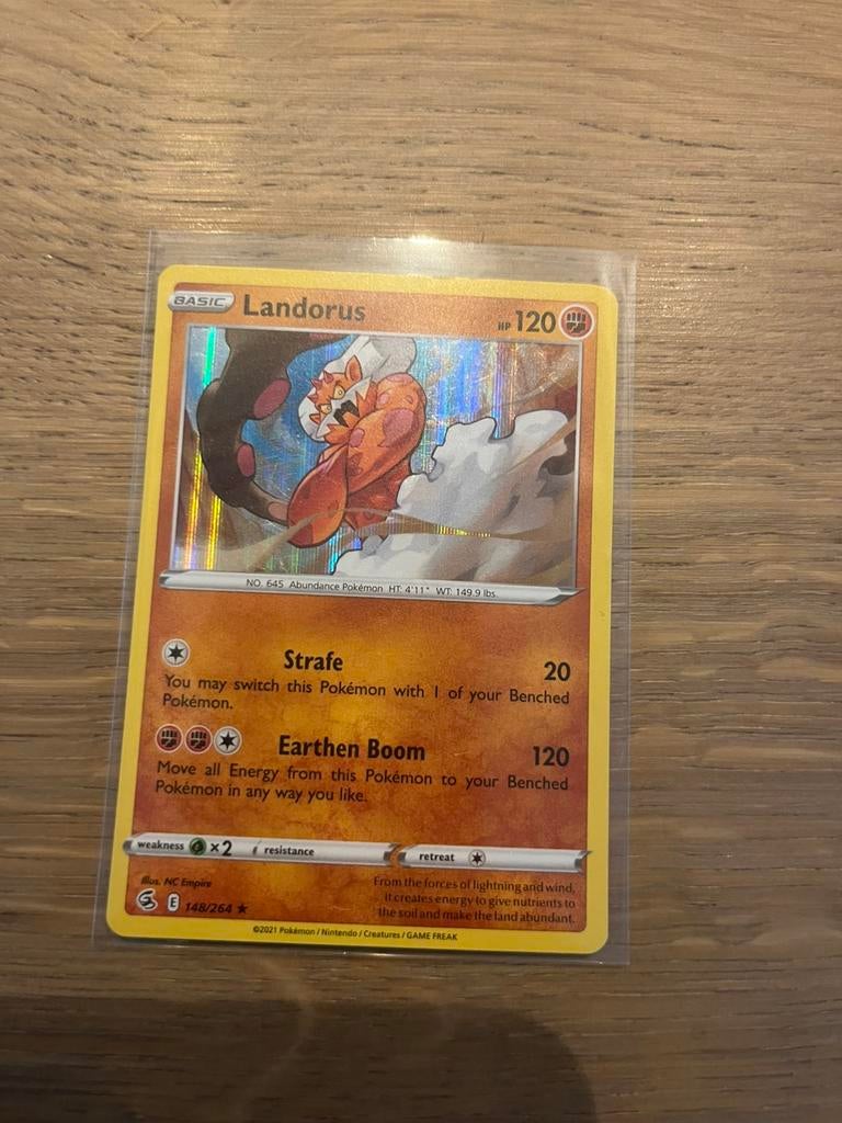 Landorus 148/264 | Holo | Fusion Strike, Ophalen of Verzenden, Zo goed als nieuw